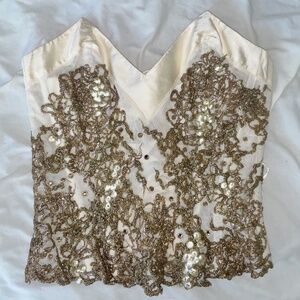 Ema Savahl Vintage Corset Top